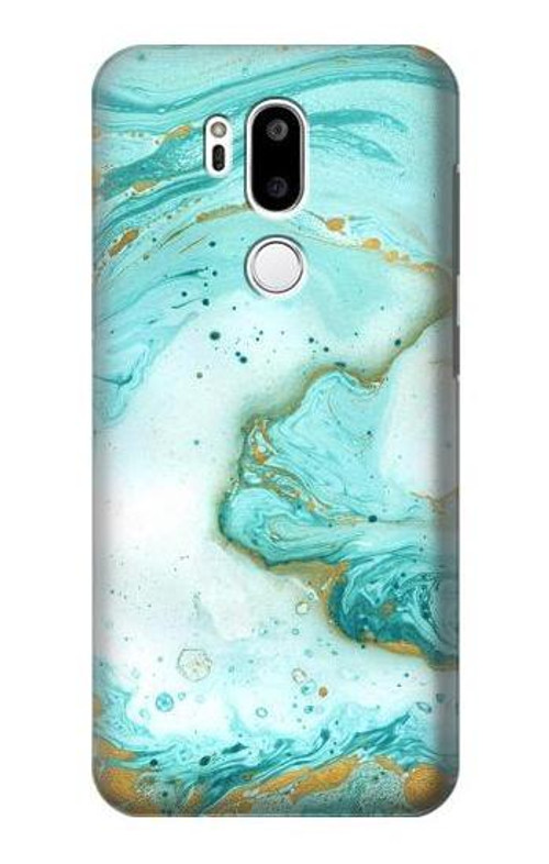 S3399 Green Marble Graphic Print Case Cover Custodia per LG G7 ThinQ