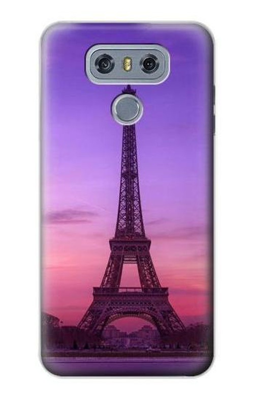 S3447 Eiffel Paris Sunset Case Cover Custodia per LG G6