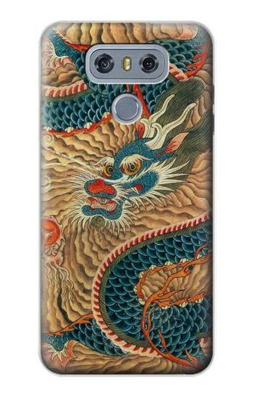 S3541 Dragon Cloud Painting Case Cover Custodia per LG G6