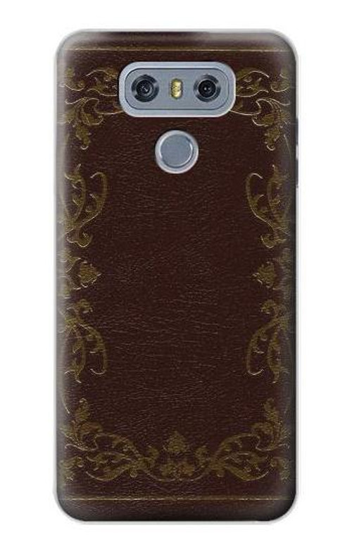 S3553 Vintage Book Cover Case Cover Custodia per LG G6