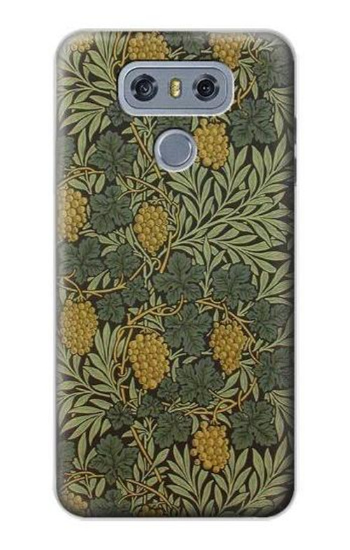 S3662 William Morris Vine Pattern Case Cover Custodia per LG G6
