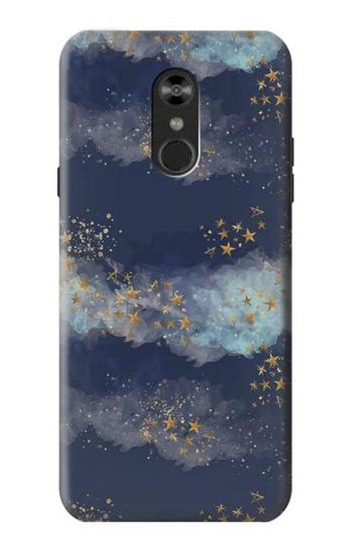 S3364 Gold Star Sky Case Cover Custodia per LG Q Stylo 4, LG Q Stylus