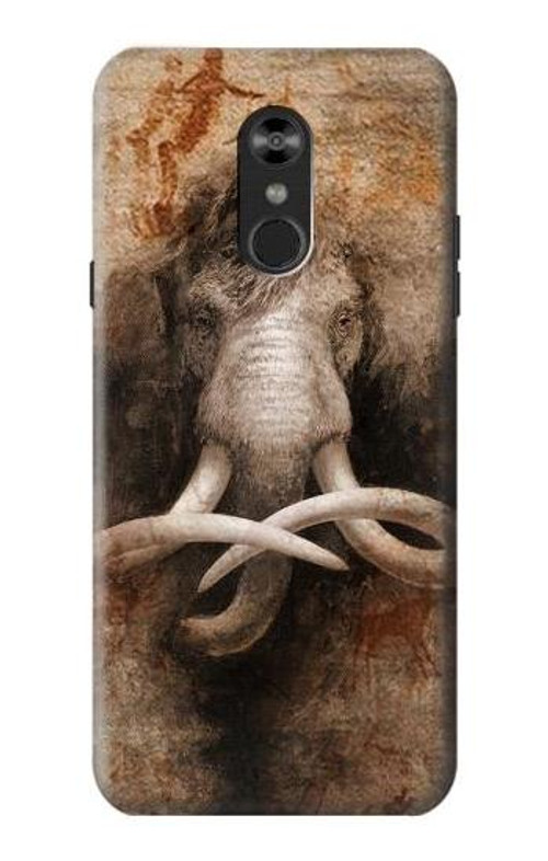 S3427 Mammoth Ancient Cave Art Case Cover Custodia per LG Q Stylo 4, LG Q Stylus