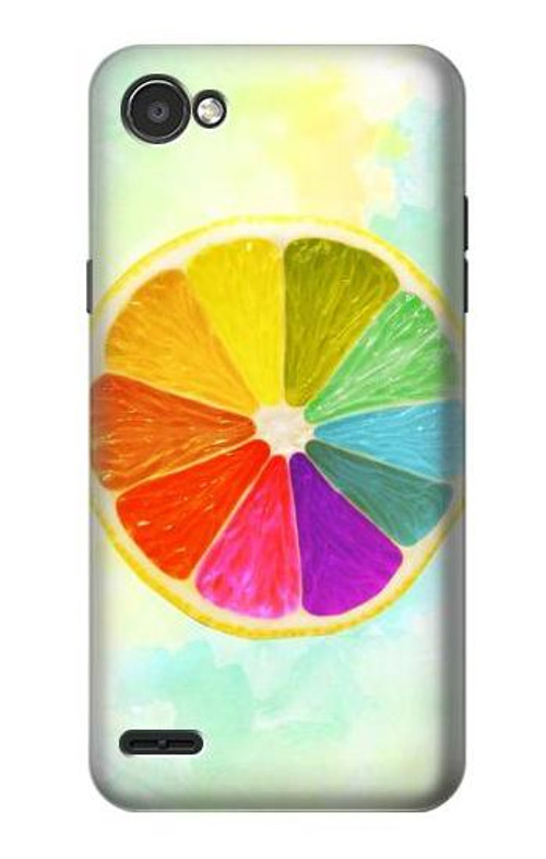 S3493 Colorful Lemon Case Cover Custodia per LG Q6