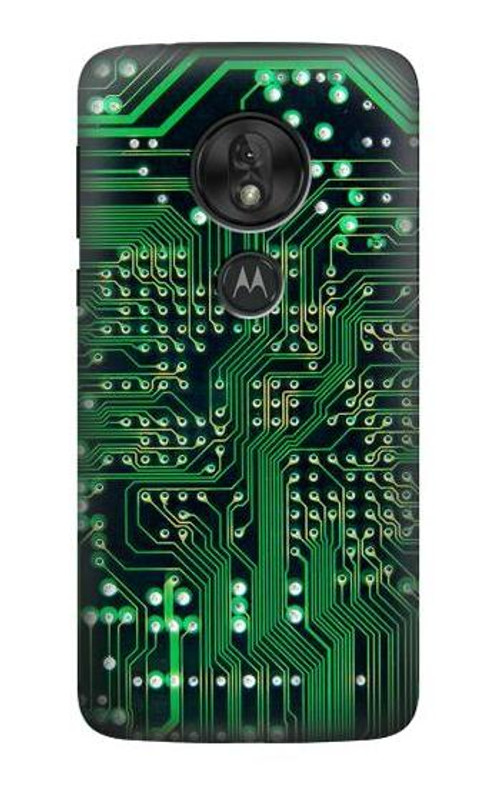 S3392 Electronics Board Circuit Graphic Case Cover Custodia per Motorola Moto G7 Play