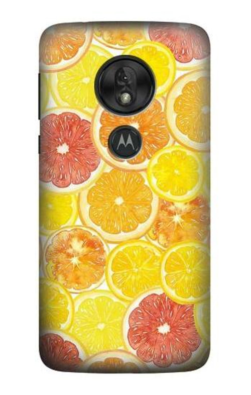 S3408 Lemon Case Cover Custodia per Motorola Moto G7 Play