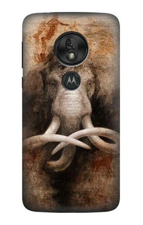 S3427 Mammoth Ancient Cave Art Case Cover Custodia per Motorola Moto G7 Play