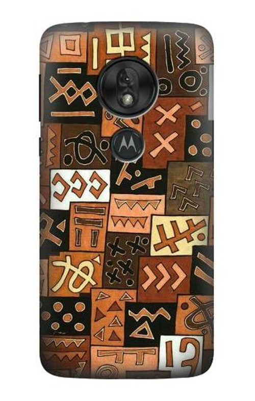 S3460 Mali Art Pattern Case Cover Custodia per Motorola Moto G7 Play