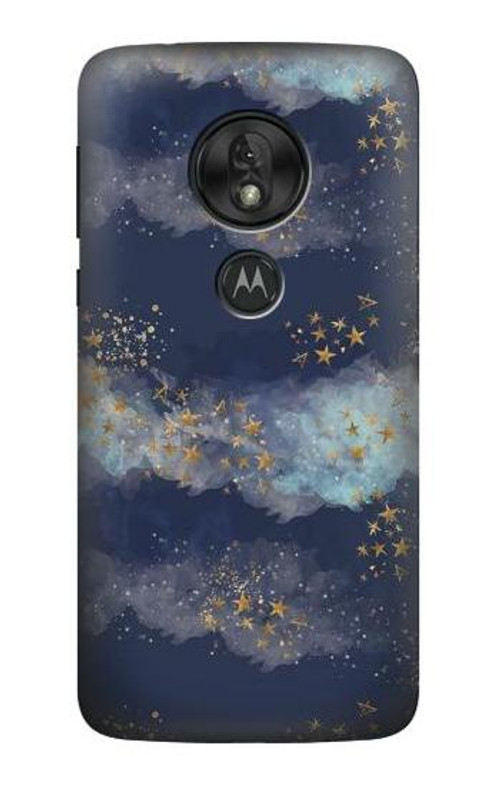 S3364 Gold Star Sky Case Cover Custodia per Motorola Moto G7 Power