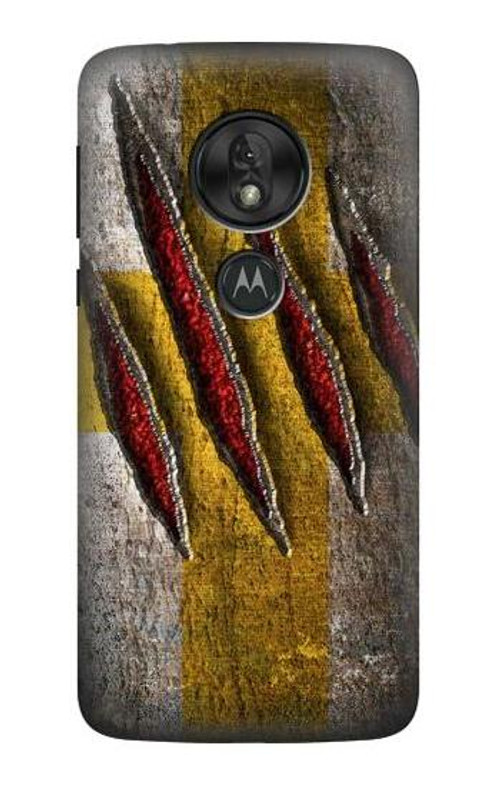 S3603 Wolverine Claw Slash Case Cover Custodia per Motorola Moto G7 Power