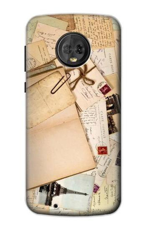 S3397 Postcards Memories Case Cover Custodia per Motorola Moto G6