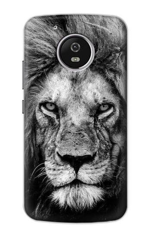 S3372 Lion Face Case Cover Custodia per Motorola Moto G5