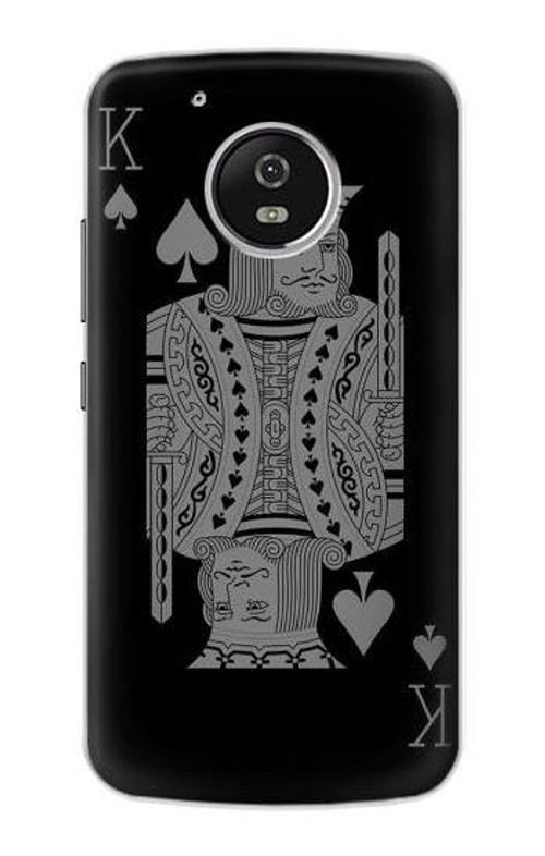 S3520 Black King Spade Case Cover Custodia per Motorola Moto G5