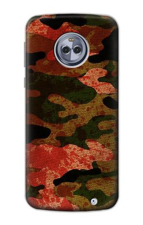 S3393 Camouflage Blood Splatter Case Cover Custodia per Motorola Moto X4