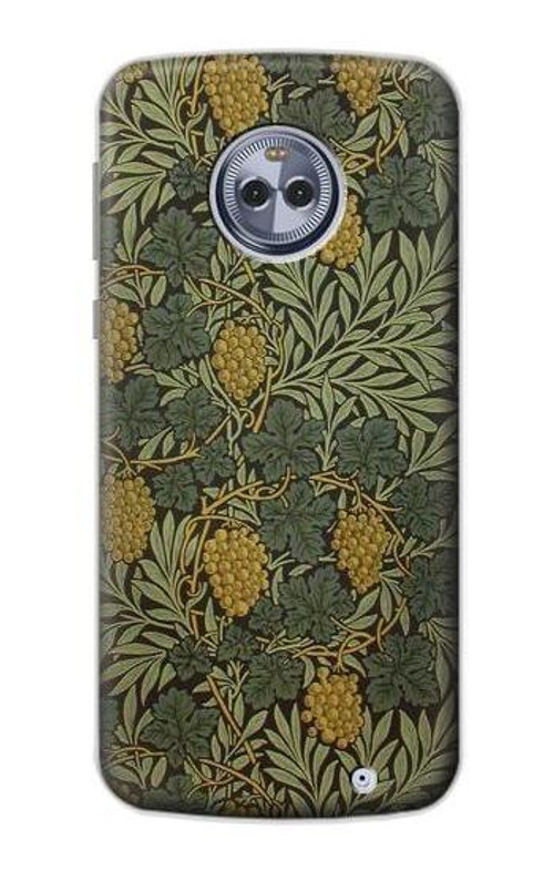 S3662 William Morris Vine Pattern Case Cover Custodia per Motorola Moto X4