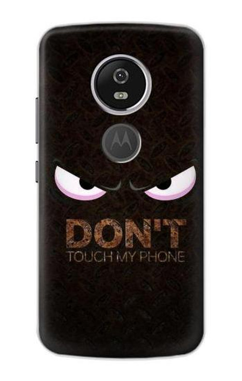 S3412 Do Not Touch My Phone Case Cover Custodia per Motorola Moto E5 Plus