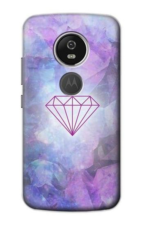 S3455 Diamond Case Cover Custodia per Motorola Moto E5 Plus