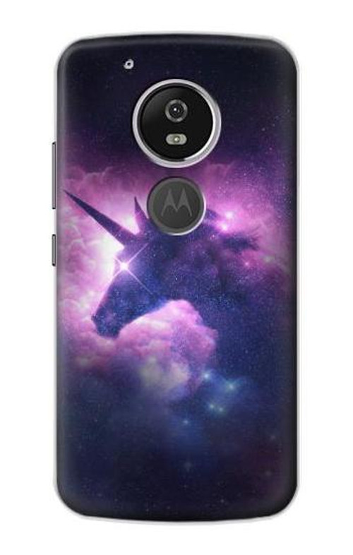 S3538 Unicorn Galaxy Case Cover Custodia per Motorola Moto G6 Play, Moto G6 Forge, Moto E5