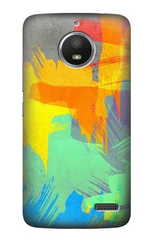 S3423 Brush Stroke Case Cover Custodia per Motorola Moto E4