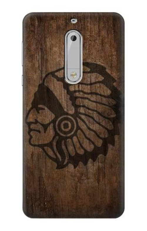 S3443 Indian Head Case Cover Custodia per Nokia 5