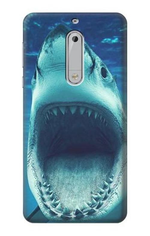 S3548 Tiger Shark Case Cover Custodia per Nokia 5