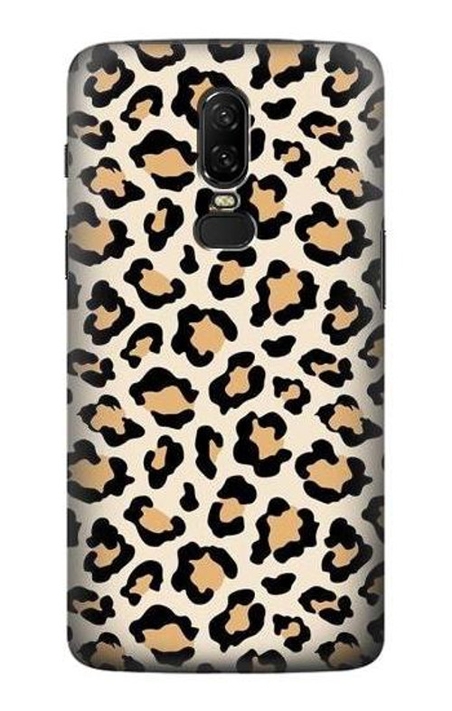 S3374 Fashionable Leopard Seamless Pattern Case Cover Custodia per OnePlus 6