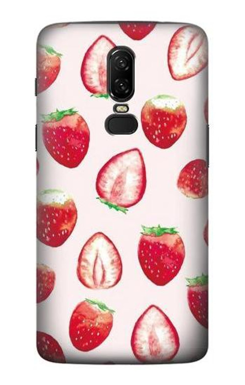 S3481 Strawberry Case Cover Custodia per OnePlus 6