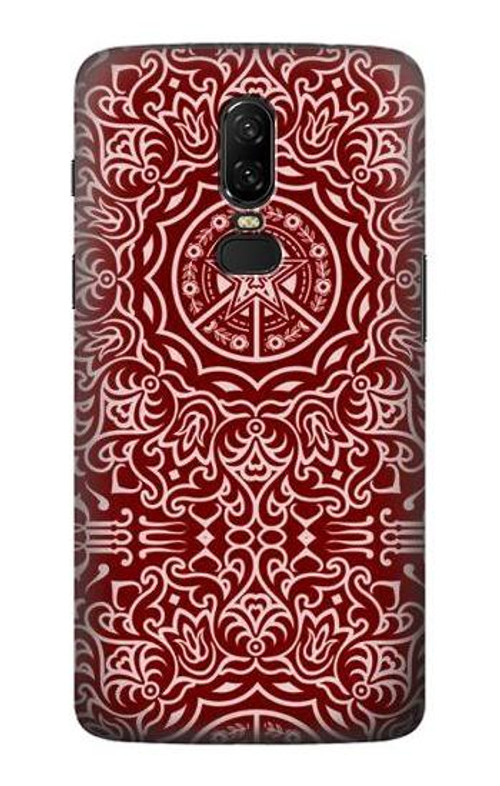 S3556 Yen Pattern Case Cover Custodia per OnePlus 6