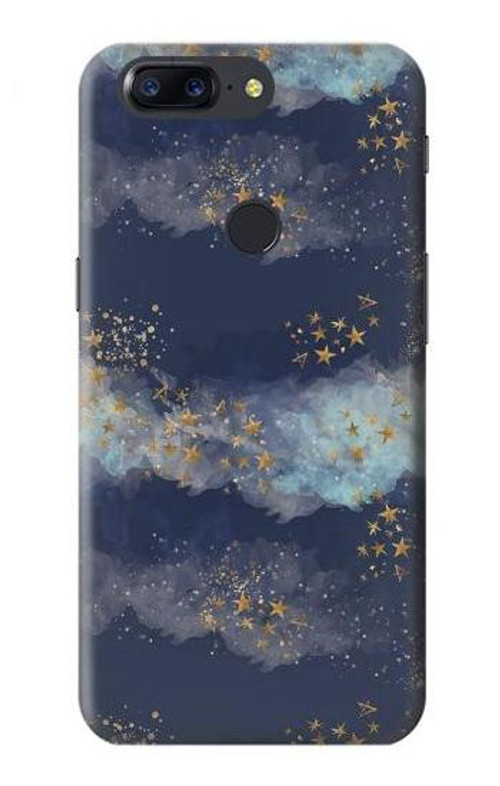 S3364 Gold Star Sky Case Cover Custodia per OnePlus 5T