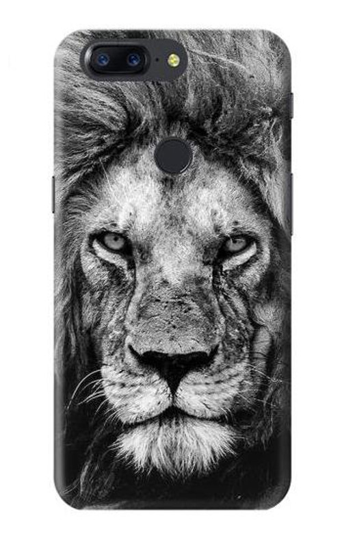 S3372 Lion Face Case Cover Custodia per OnePlus 5T