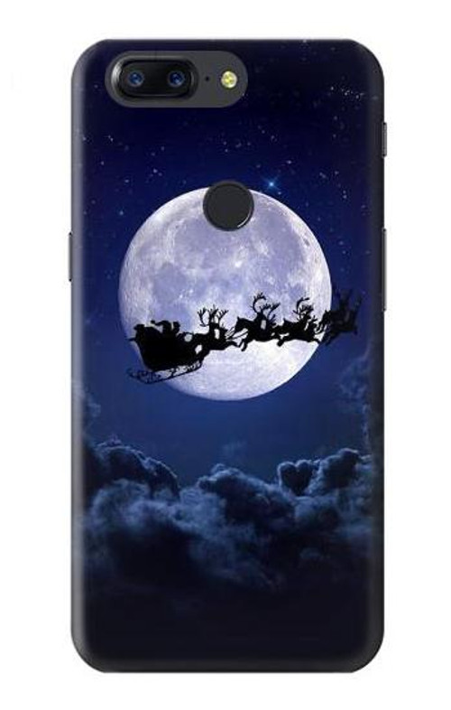 S3508 Xmas Santa Moon Case Cover Custodia per OnePlus 5T