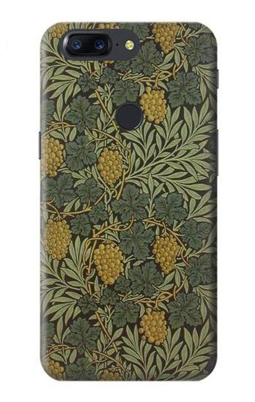 S3662 William Morris Vine Pattern Case Cover Custodia per OnePlus 5T