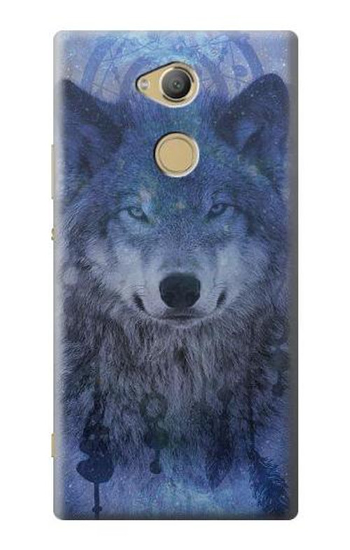 S3410 Wolf Dream Catcher Case Cover Custodia per Sony Xperia XA2 Ultra