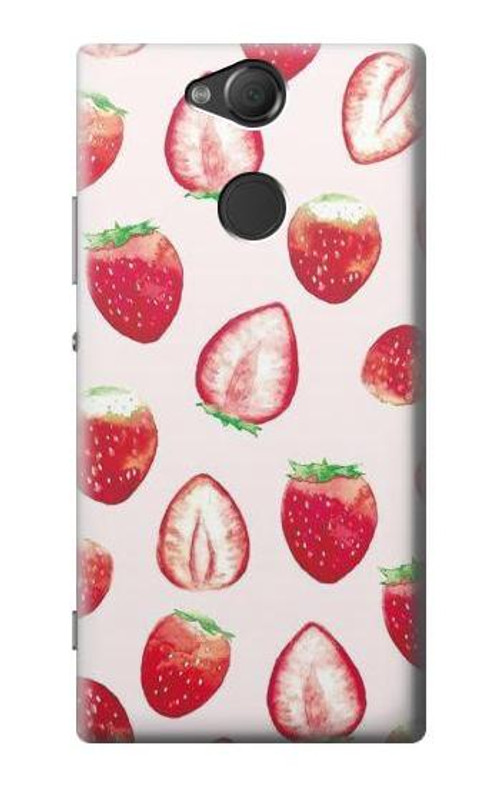 S3481 Strawberry Case Cover Custodia per Sony Xperia XA2