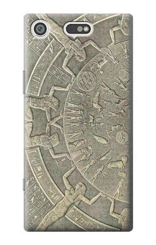 S3396 Dendera Zodiac Ancient Egypt Case Cover Custodia per Sony Xperia XZ1