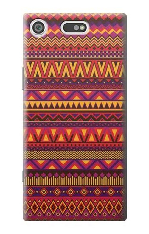 S3404 Aztecs Pattern Case Cover Custodia per Sony Xperia XZ1