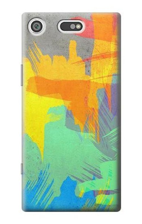 S3423 Brush Stroke Case Cover Custodia per Sony Xperia XZ1