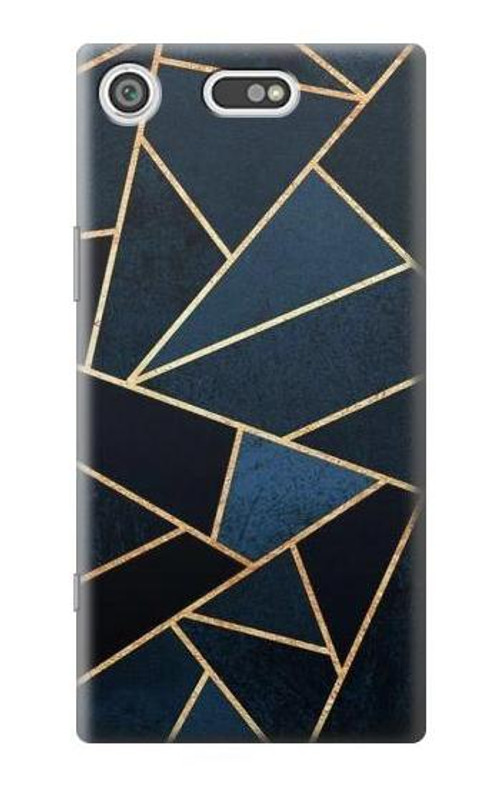 S3479 Navy Blue Graphic Art Case Cover Custodia per Sony Xperia XZ1