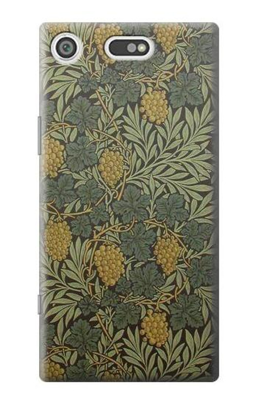 S3662 William Morris Vine Pattern Case Cover Custodia per Sony Xperia XZ1