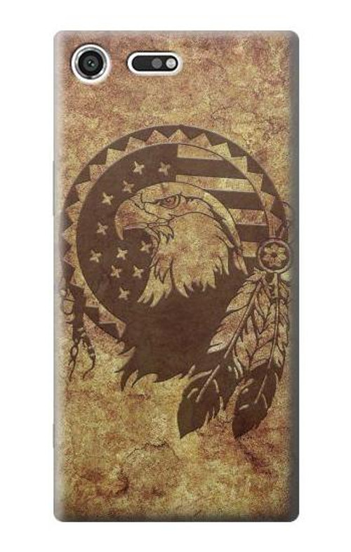 S3378 Native American Case Cover Custodia per Sony Xperia XZ Premium