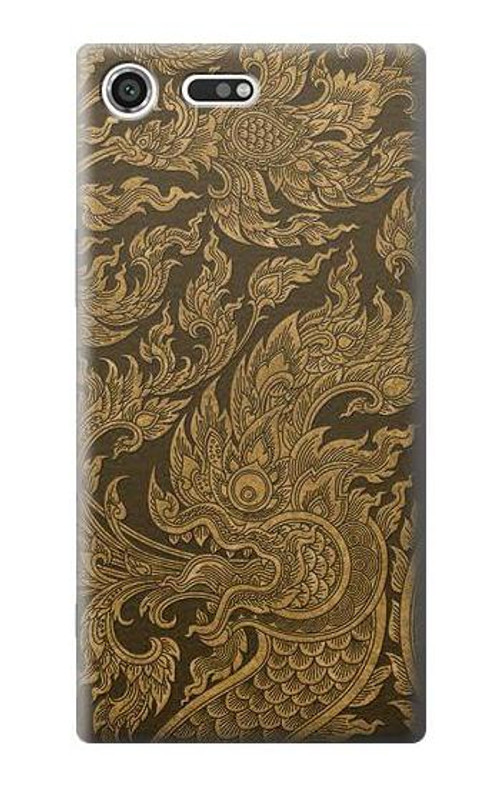 S3382 Thai Art Naga Case Cover Custodia per Sony Xperia XZ Premium