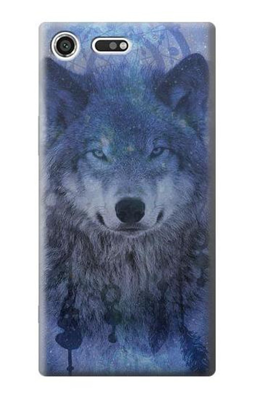 S3410 Wolf Dream Catcher Case Cover Custodia per Sony Xperia XZ Premium