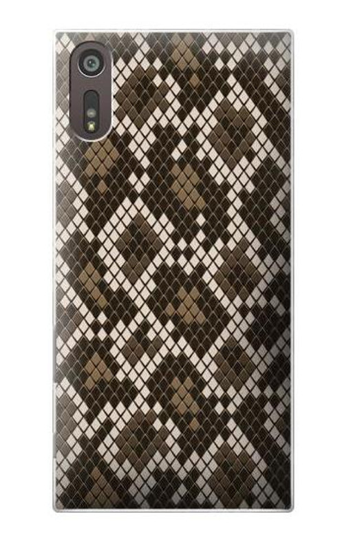 S3389 Seamless Snake Skin Pattern Graphic Case Cover Custodia per Sony Xperia XZ