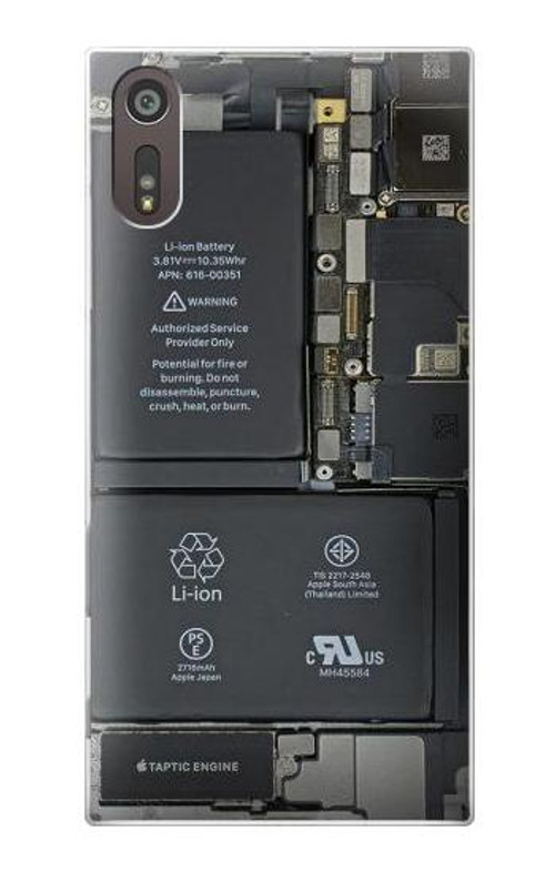 S3467 Inside Mobile Phone Graphic Case Cover Custodia per Sony Xperia XZ