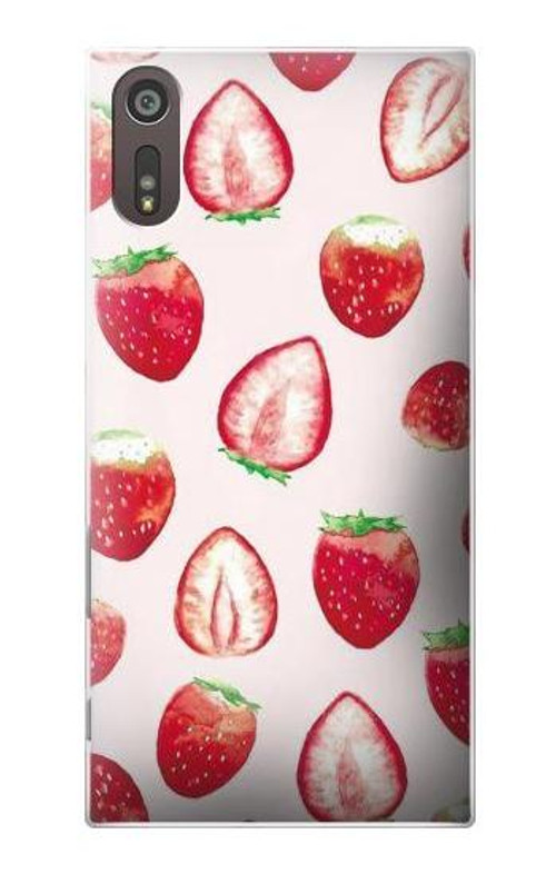 S3481 Strawberry Case Cover Custodia per Sony Xperia XZ