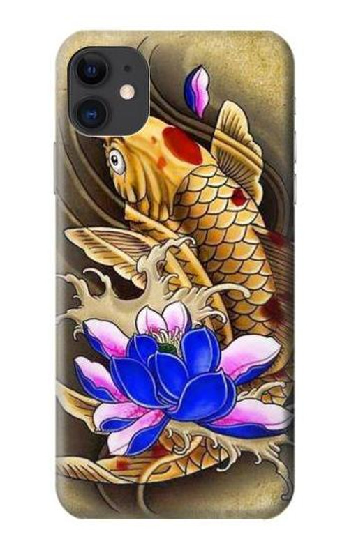 S1604 Carp Koi Fish Japanese Tattoo Case Cover Custodia per iPhone 11