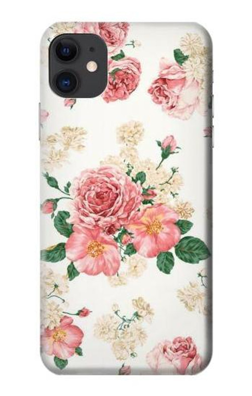 S1859 Rose Pattern Case Cover Custodia per iPhone 11