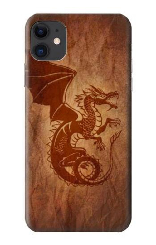 S3086 Red Dragon Tattoo Case Cover Custodia per iPhone 11