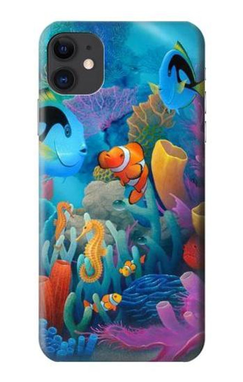 S3227 Underwater World Cartoon Case Cover Custodia per iPhone 11