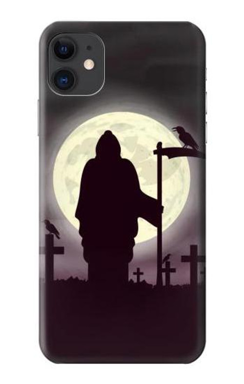 S3262 Grim Reaper Night Moon Cemetery Case Cover Custodia per iPhone 11